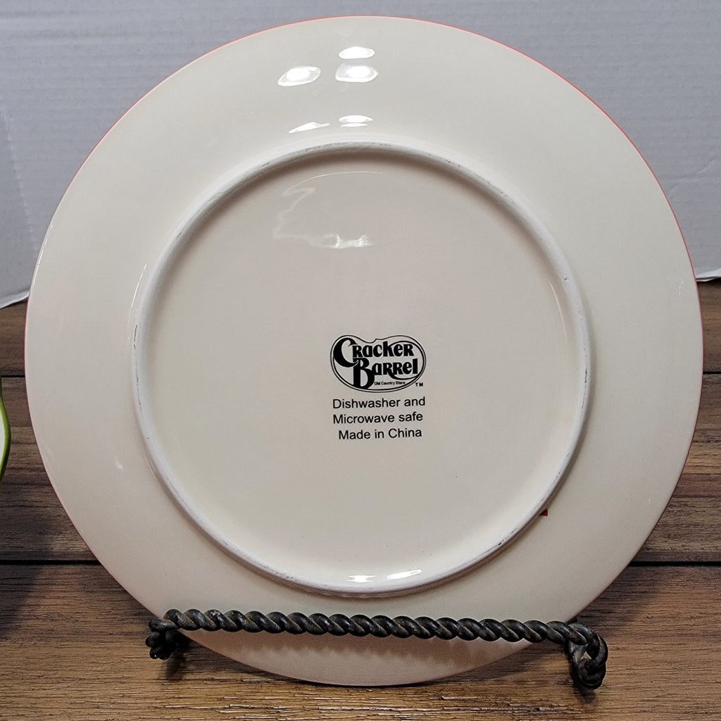 Set of 3 Cracker Barrel Positive Sayings Floral Plates