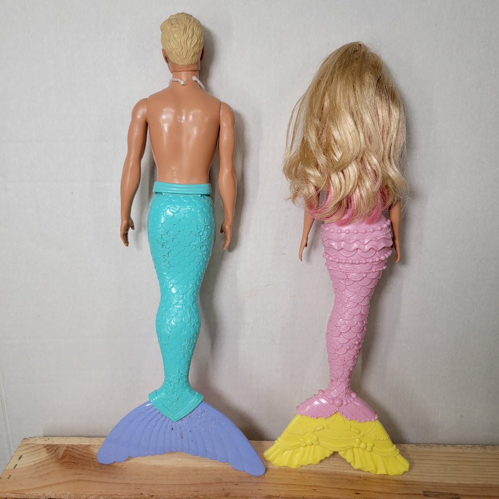 Set of 2 Barbie Dreamtopia Mermaid and Merman Doll Set