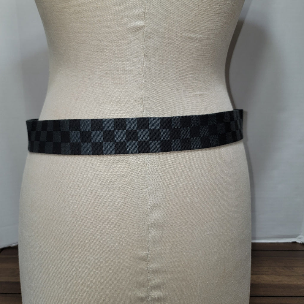 VANS Black & Grey Checkered Belt 44"