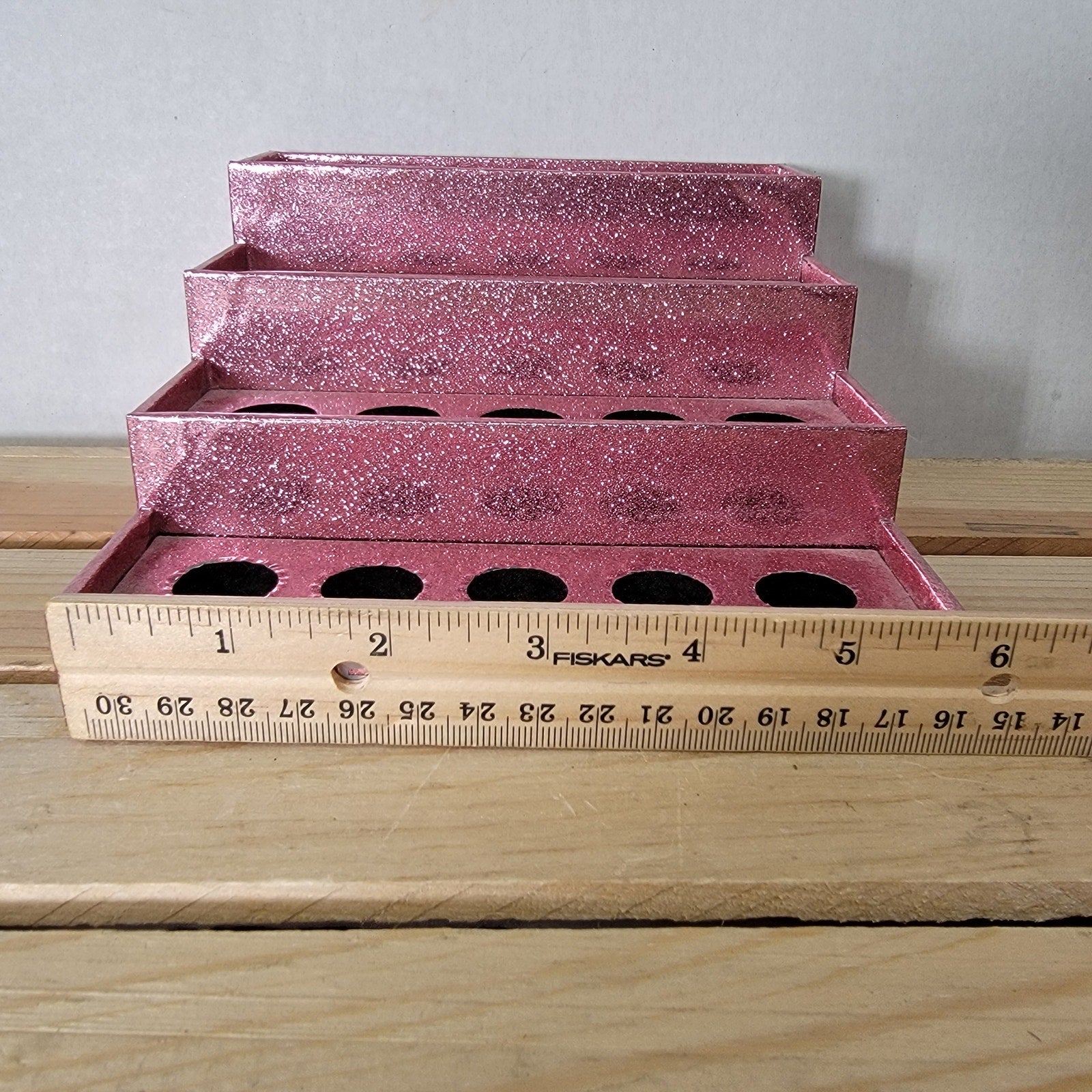 Jeffree Star Cosmetics Makeup Display Holder: Pink Glitter - NWOT
