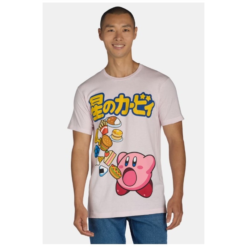 Kirby Unisex Pink Tee "Kirby Of The Stars" - Size XL