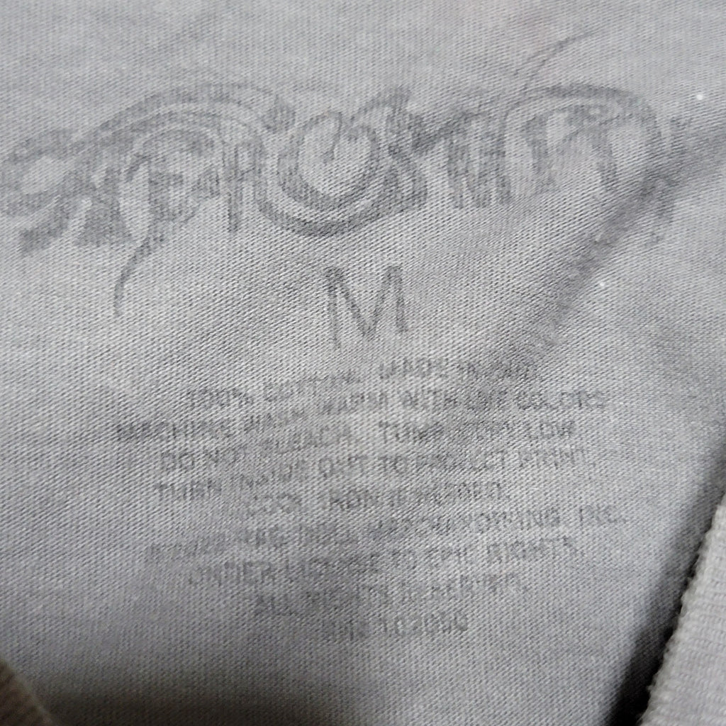 Aerosmith Grey Unisex Tee Eagle Logo - Size Medium