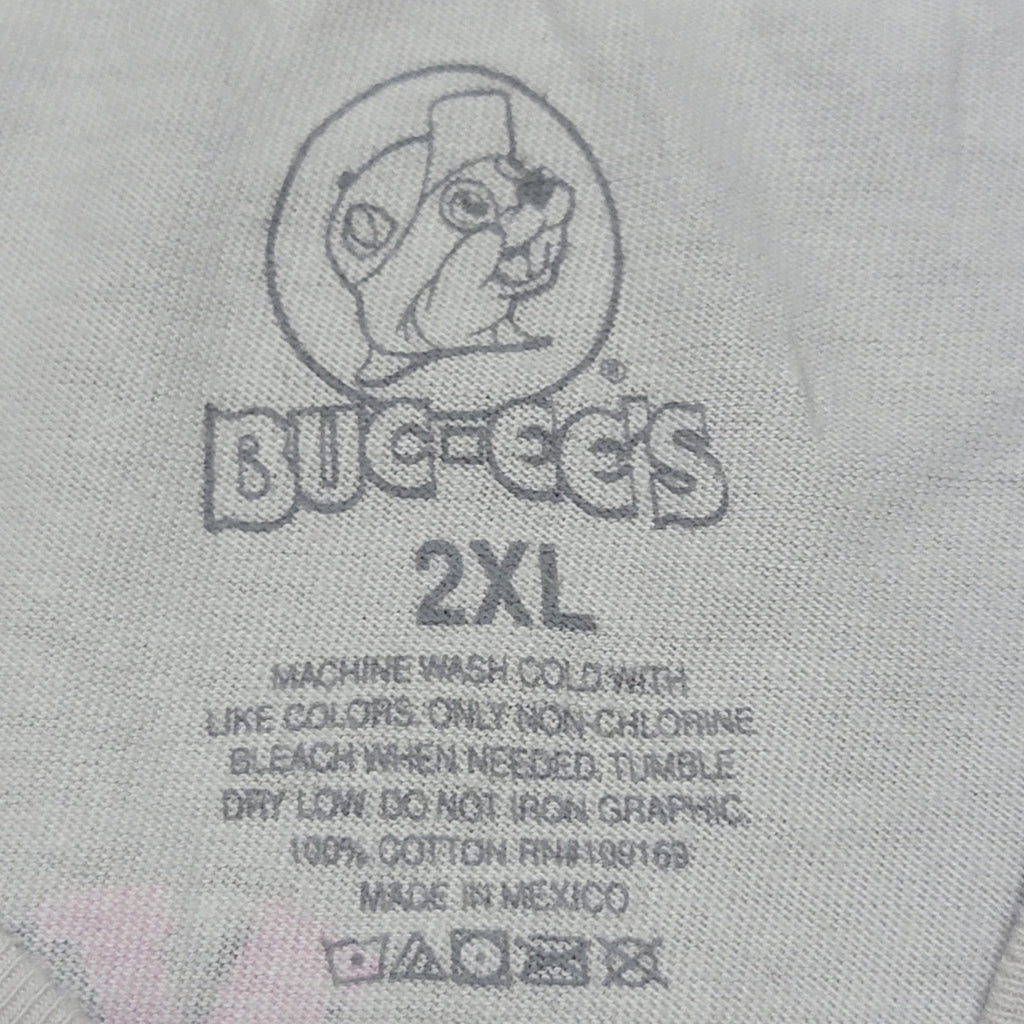 Buc-ee's Valentine's Day Grey Tee "I Love You To Buc-ee's And Back" - Size 2XL