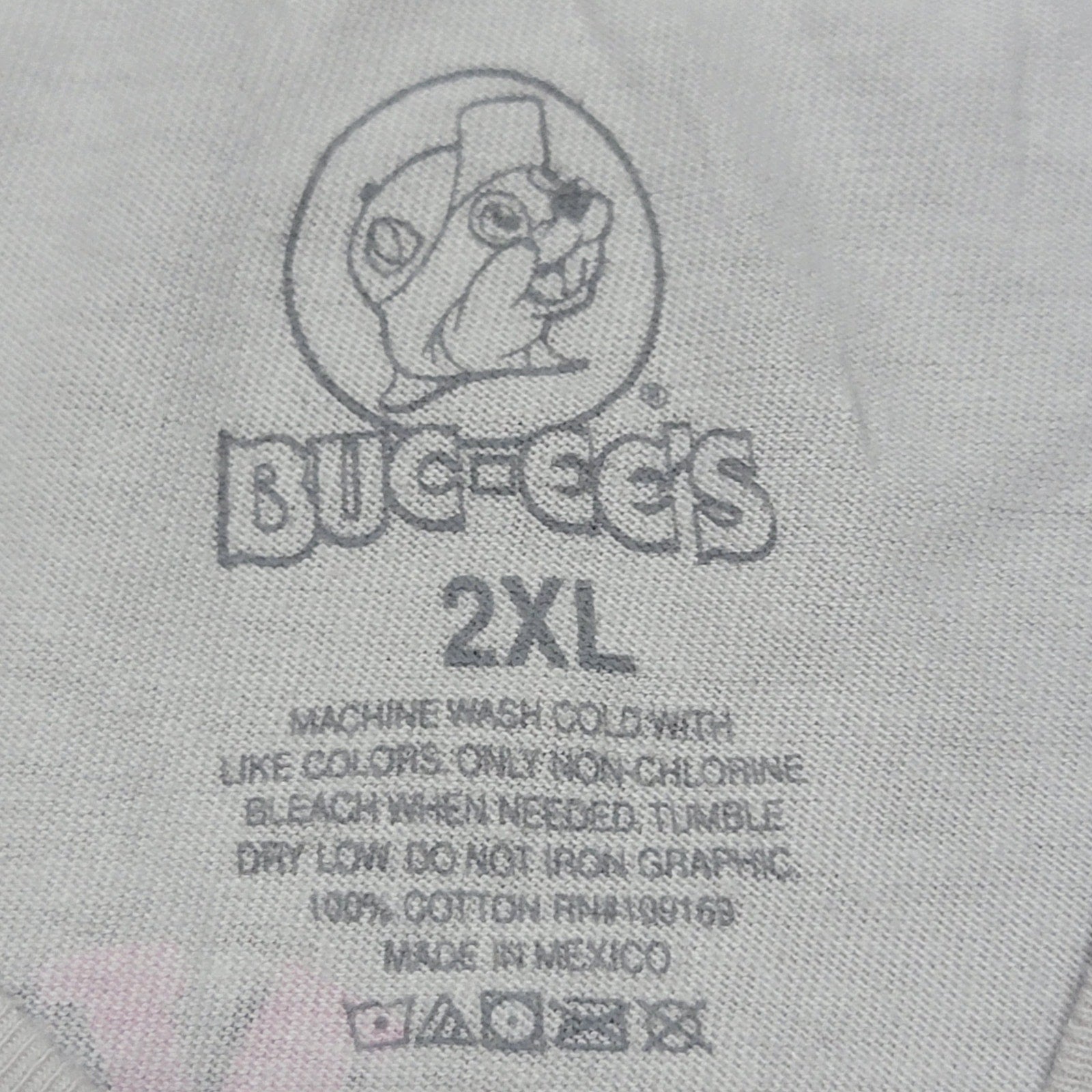 Buc-ee's Valentine's Day Grey Tee "I Love You To Buc-ee's And Back" - Size 2XL