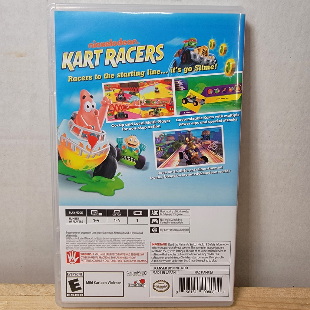Nintendo Switch Game Nickelodeon Kart Racers