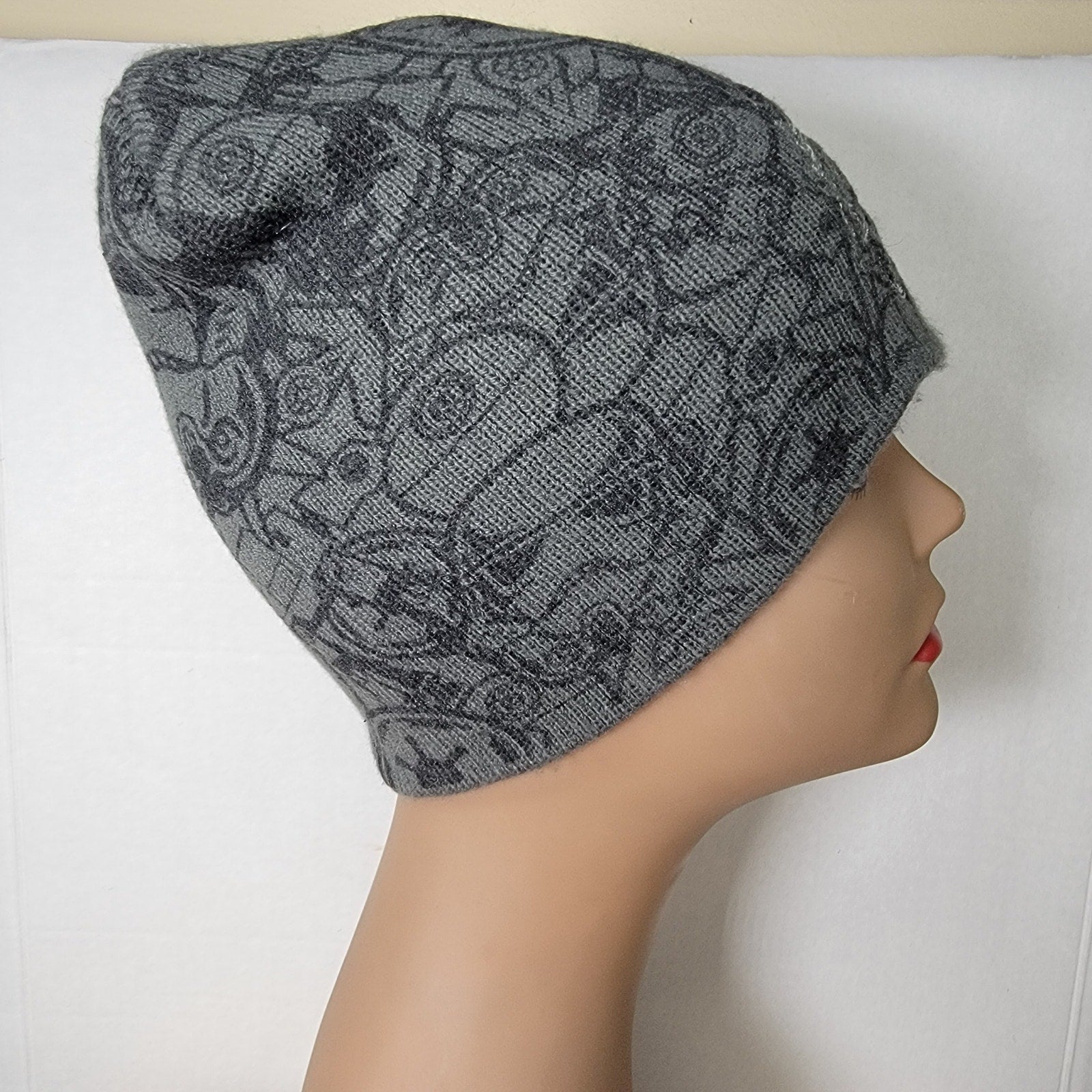 Star Wars Black & Grey Knit Beanie w/ Embroidered Stormtrooper
