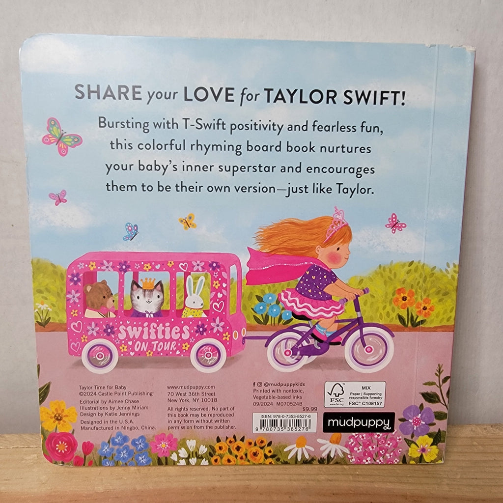 Taylor Time For Baby Board Book by Olivia Case