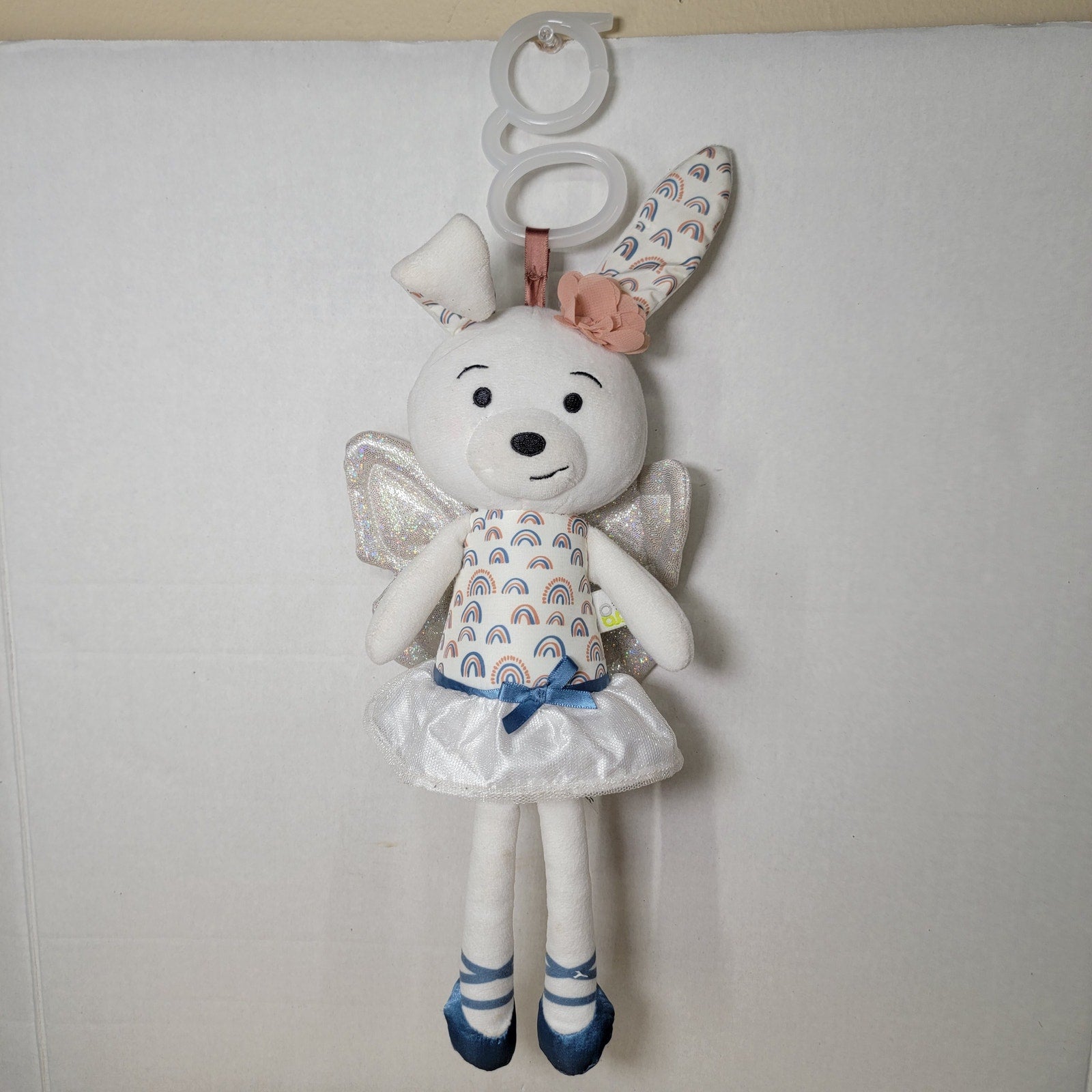 Go By Goldbug Fairy Ballerina Bunny Rattle Sensory Plush