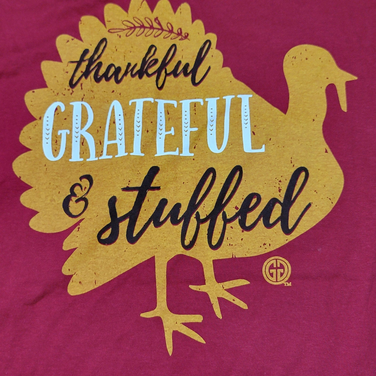 Girlie Girl Originals LS Red Thanksgiving Tee - Size XL