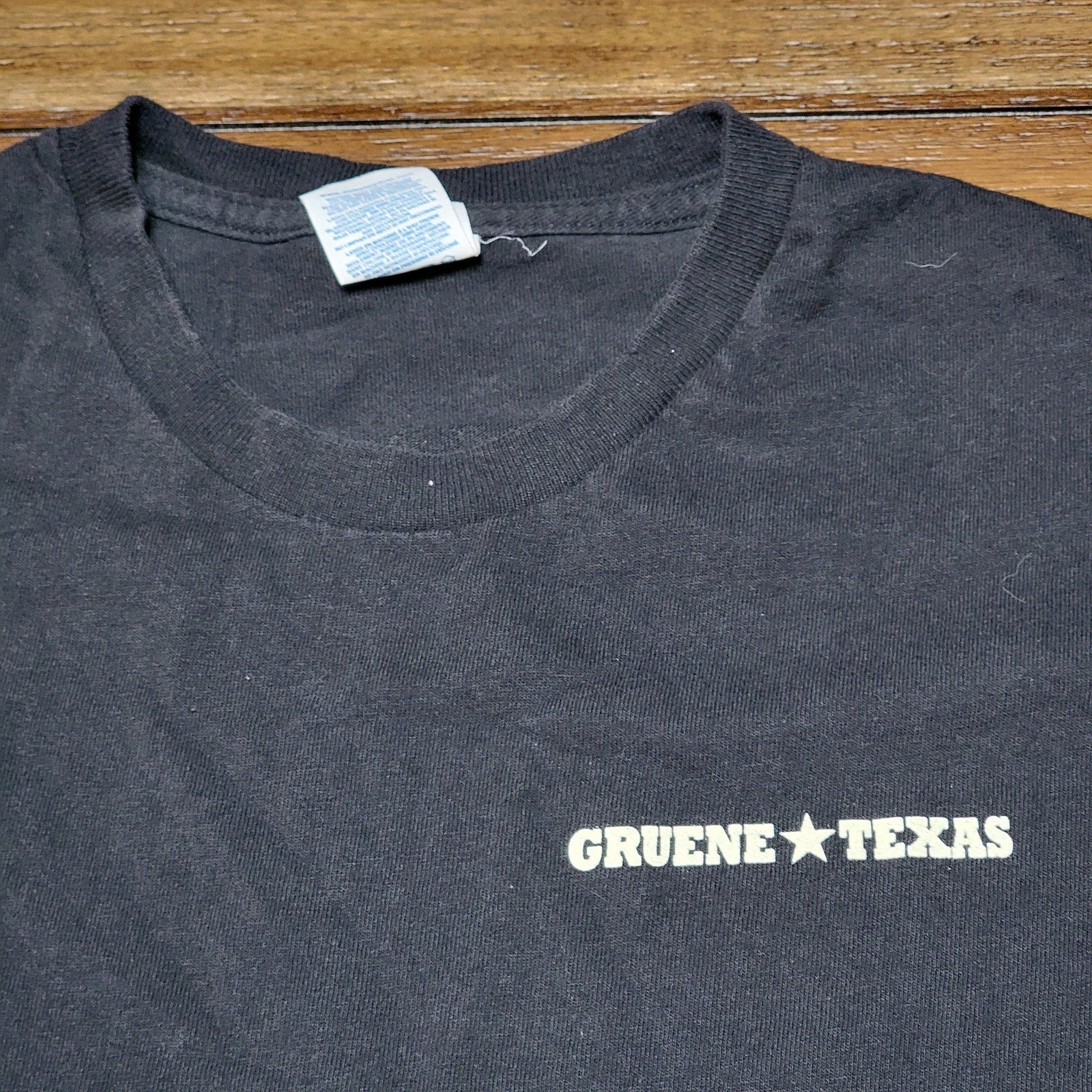 Gruene Texas Black Unisex Tee (Delta) "General Store 1878" - Size Large