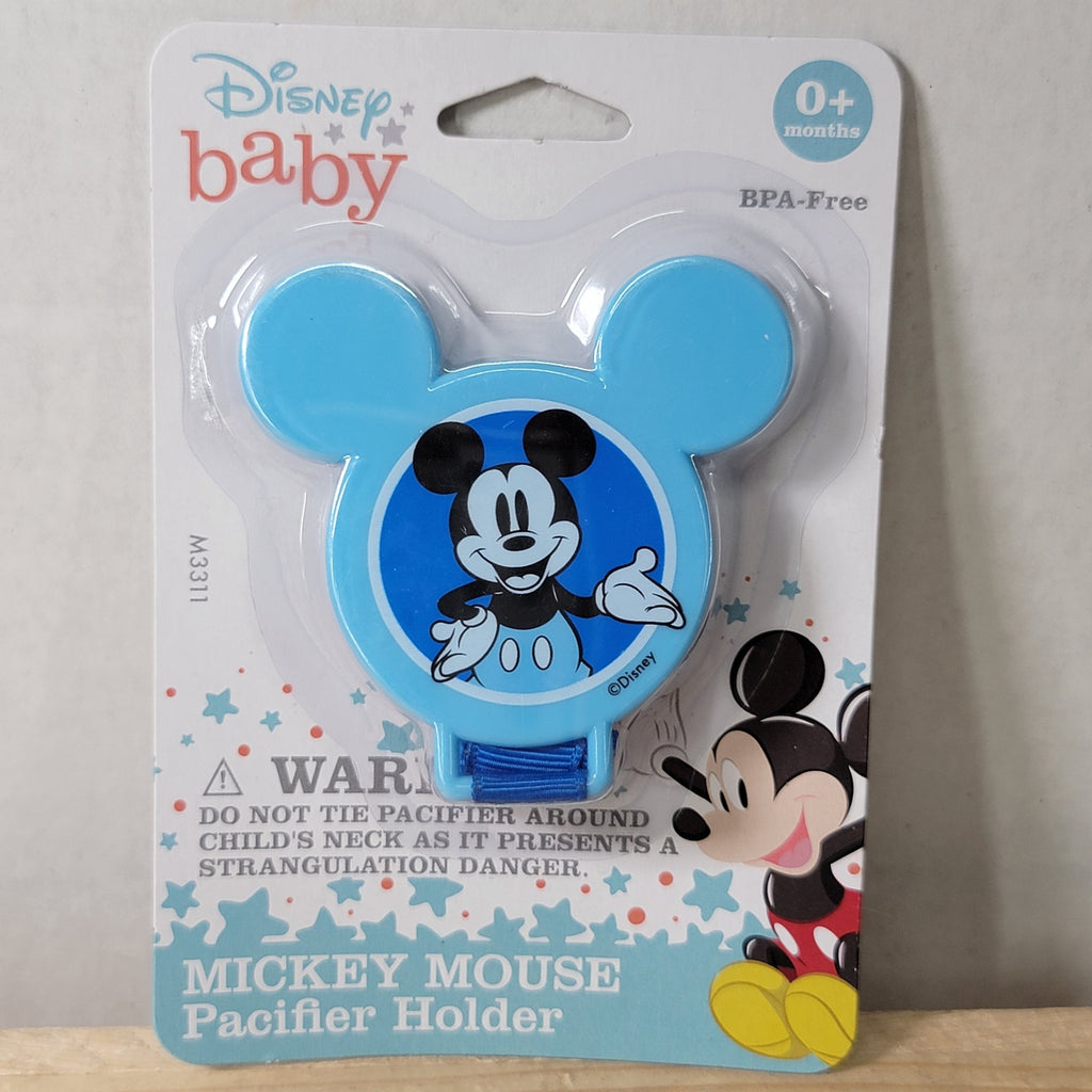 Disney Baby Mickey Mouse Pacifier Holder - NEW / SEALED