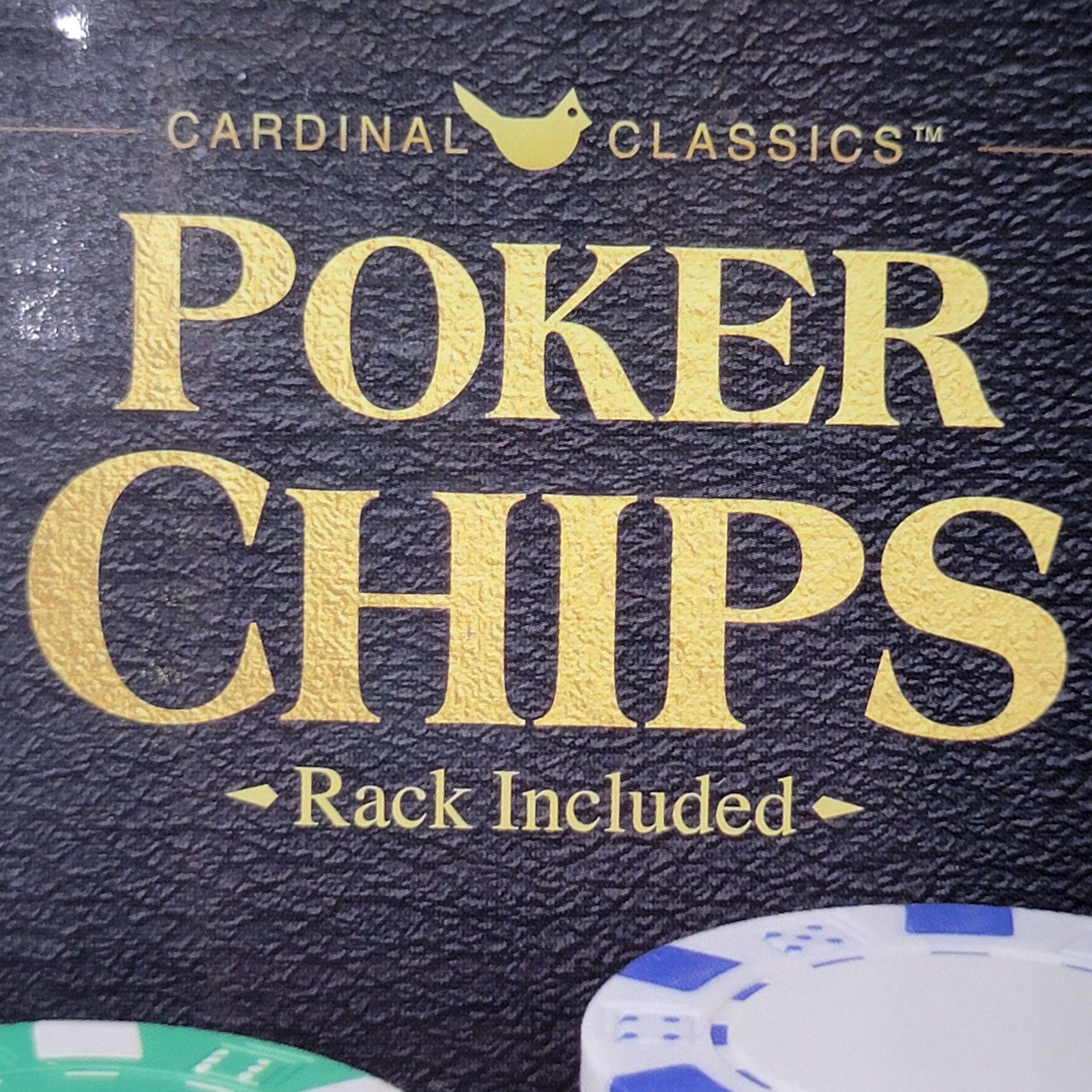 Cardinal Classics Poker Chips + Rack - NIB