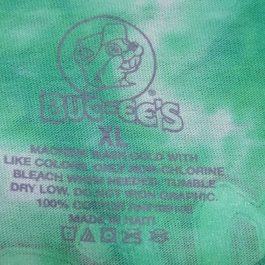 Buc-ee's Tie-dye St. Patrick's Day Tee "Shamrockin' With My Gnomies" - Size XL