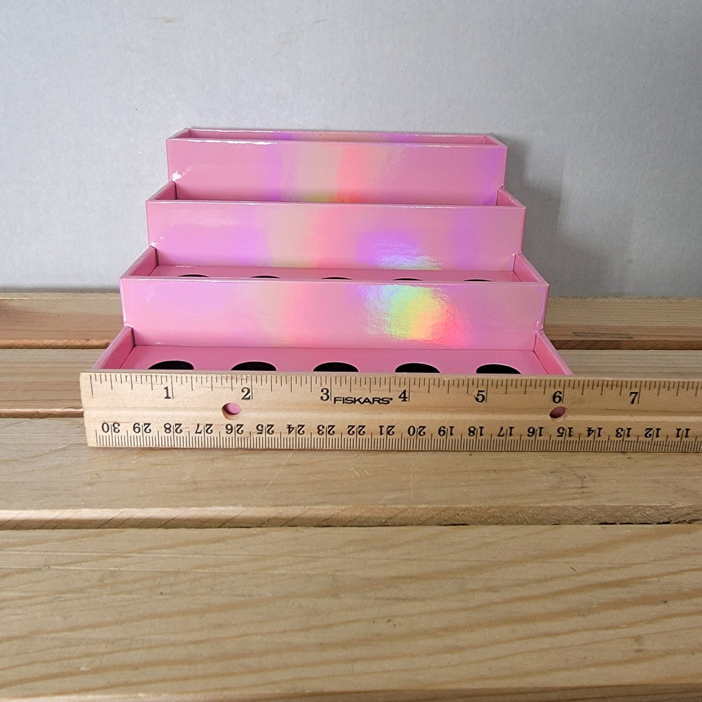 Jeffree Star Cosmetics Pink Shimmer Makeup Display Holder: Supreme Gloss - NWOT