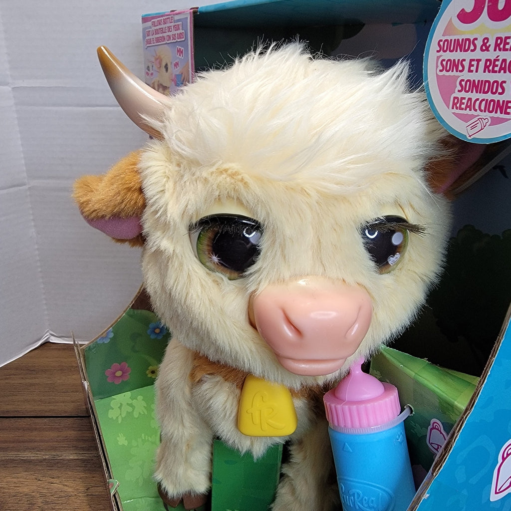 Fur Real Maggie The Feed & Follow Cow - NEW