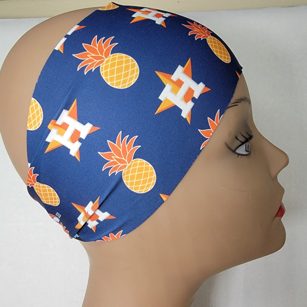 Set of 2 Houston Astros Items: Multi-Use Decal & BaniBand Headband