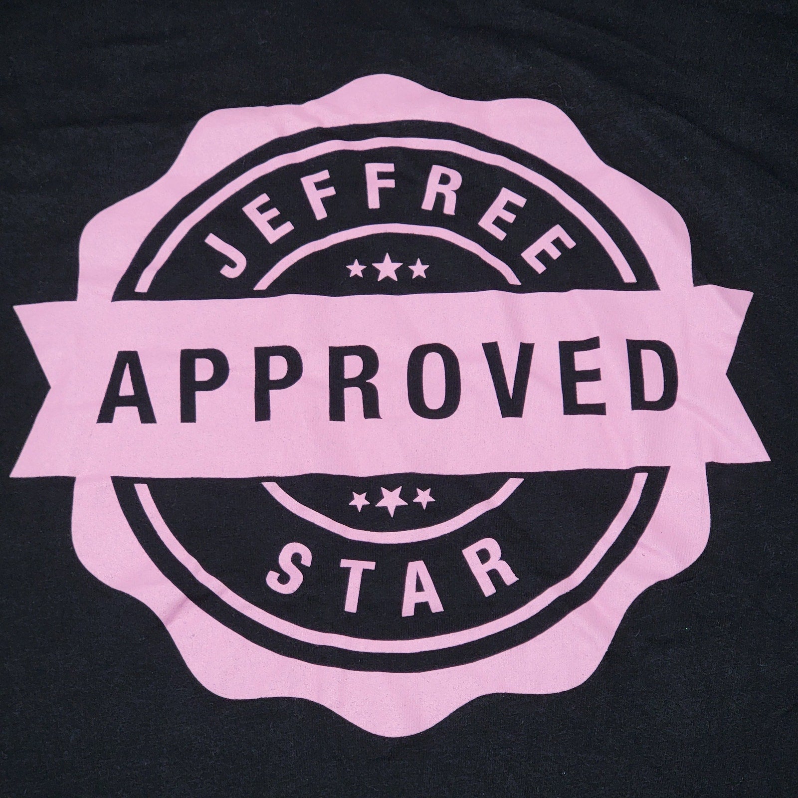 Jeffree Star Cosmetics Black Unisex Tee "Jeffree Star Approved" - Size 2X
