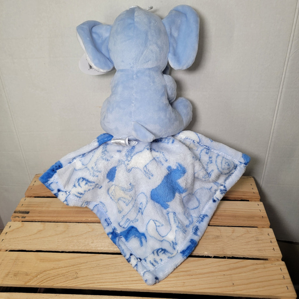 Little Beginnings Blue Elephant Plush & Blue Animal Lovey - NWT