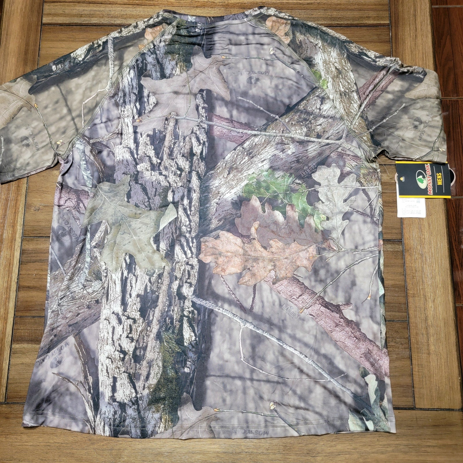 Mossy Oak Insect Repellent Flex Fabric Green Camo Shirt - Size XL (46-48) NWT