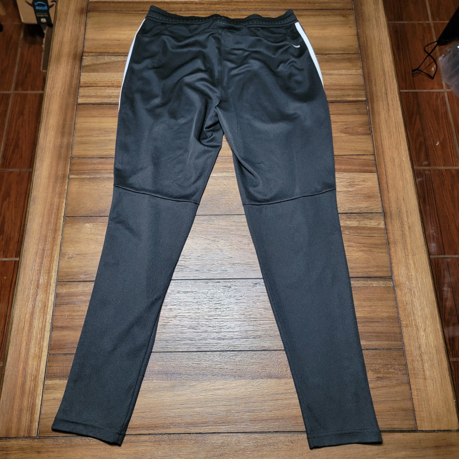 Adidas Classic Stripe B&W Climacool Athletic Pants - Size Medium