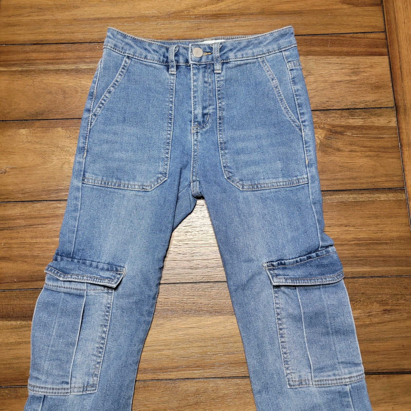 Banjara Cargo Jeans w/ Raw Hem - Size 1/24