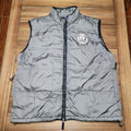 Kangol Dark Green Puffer Vest w/ 2-Way Zipper - Size Large