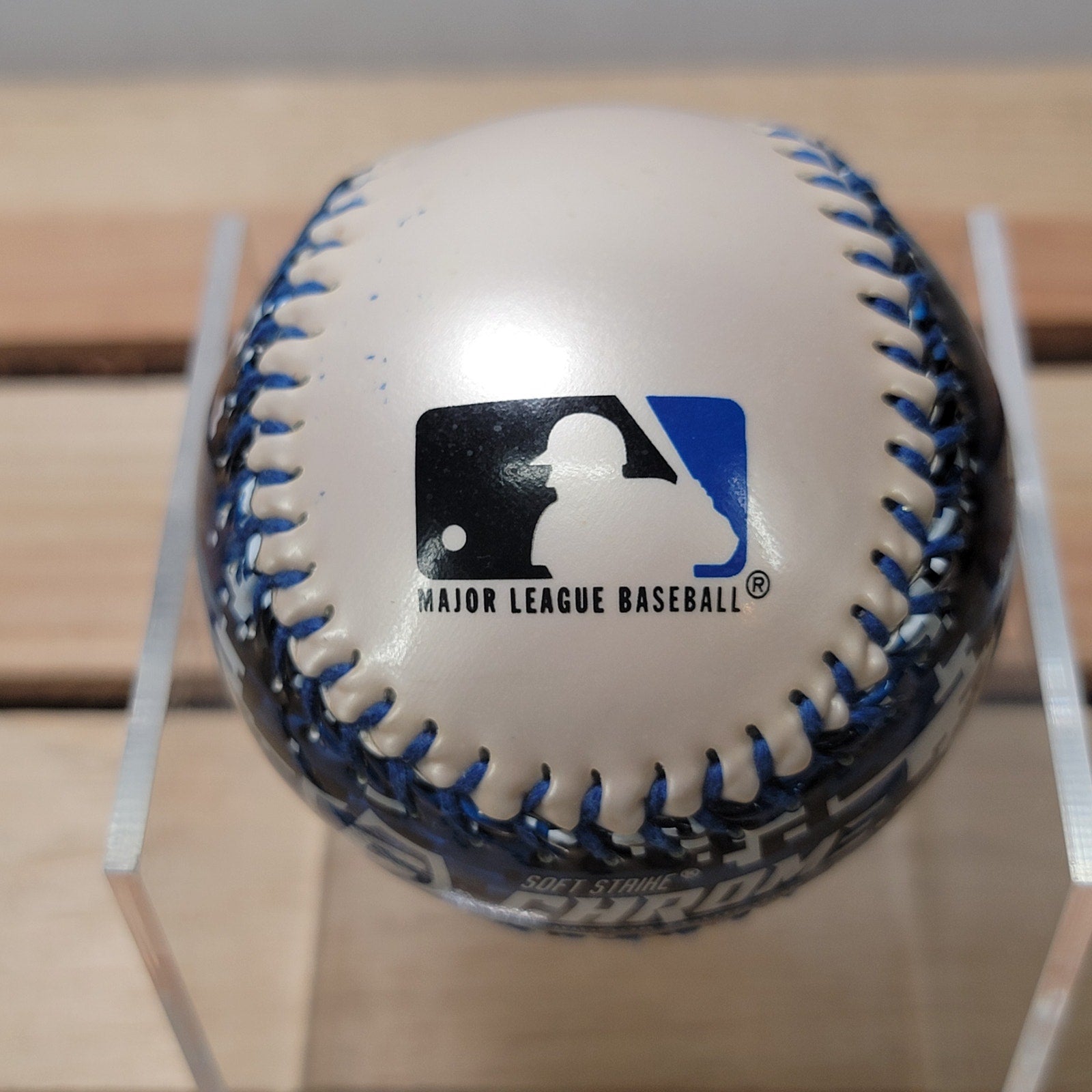 Franklin Soft Strike Blue & Black Camo Chrome Indoor / Outdoor Baseball