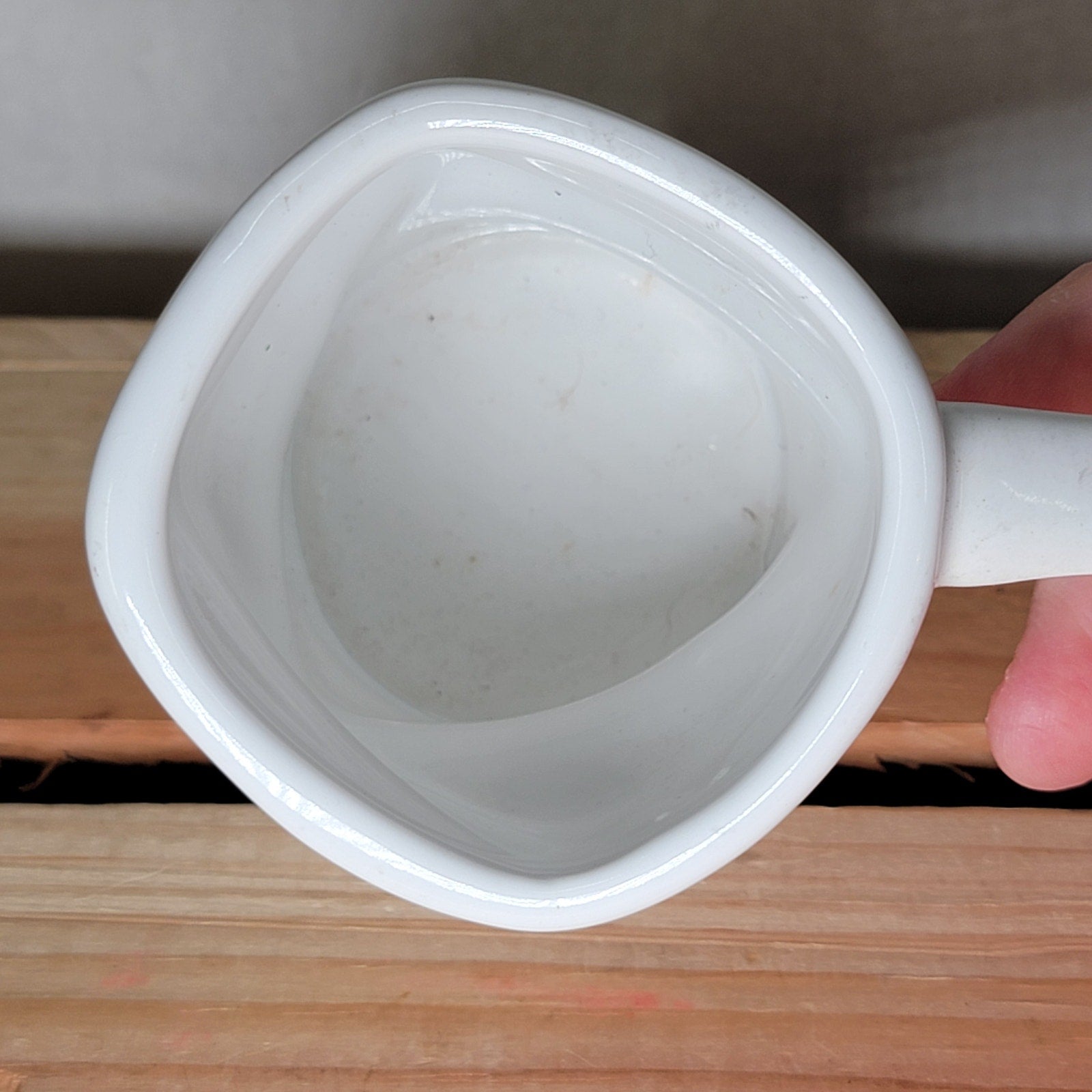 White Ceramic Warped Souvenir Mug "I Got Smashed In Kentucky"