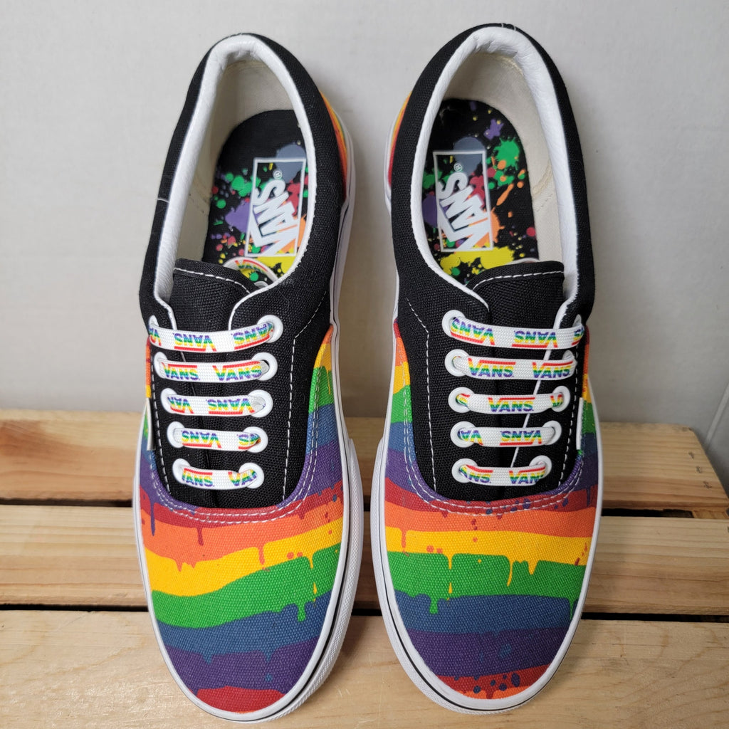 VANS Rainbow Drip Era Sneakers - Size 8M / 9.5W