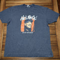 Breaking T Dark Navy Unisex Tee "He's Back!" Justin Verlander - Size XL