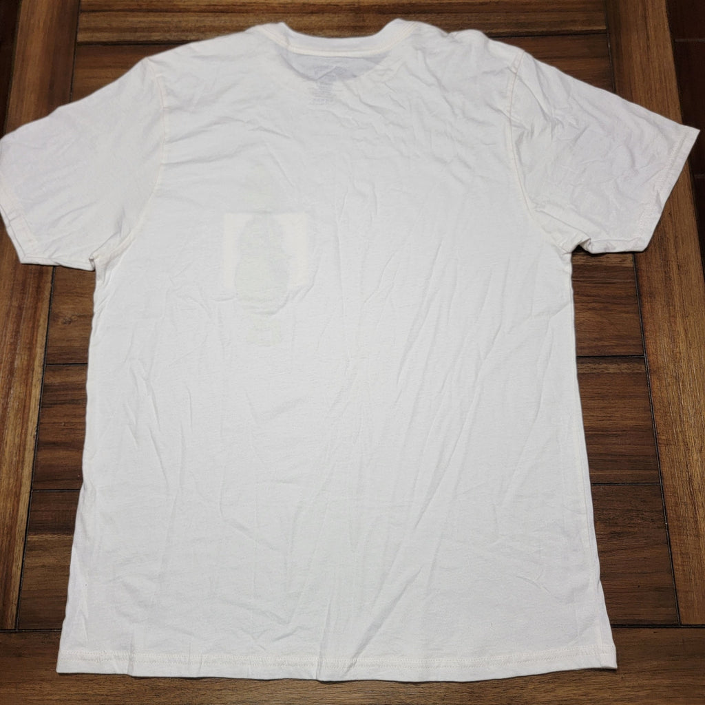 Billabong x Dr. Seuss Unisex White Tee The Grinch Heart on Pocket - Size XL