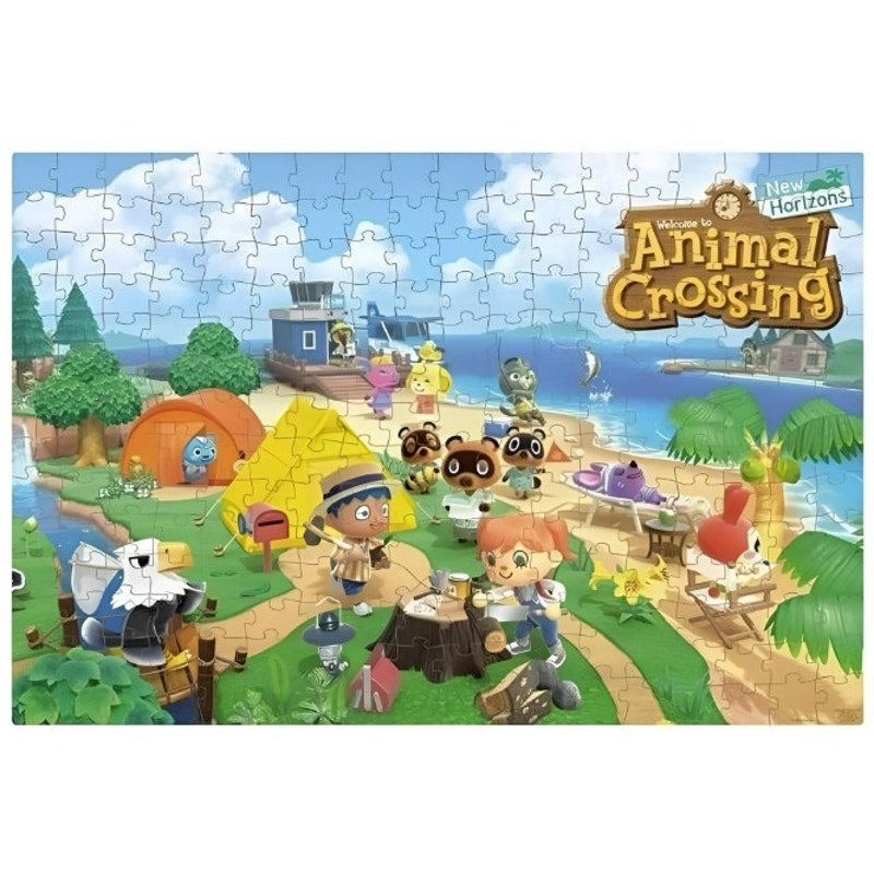 Animal Crossing: "Summer" Themed 250 Pc Puzzle in a Green Collector Tin