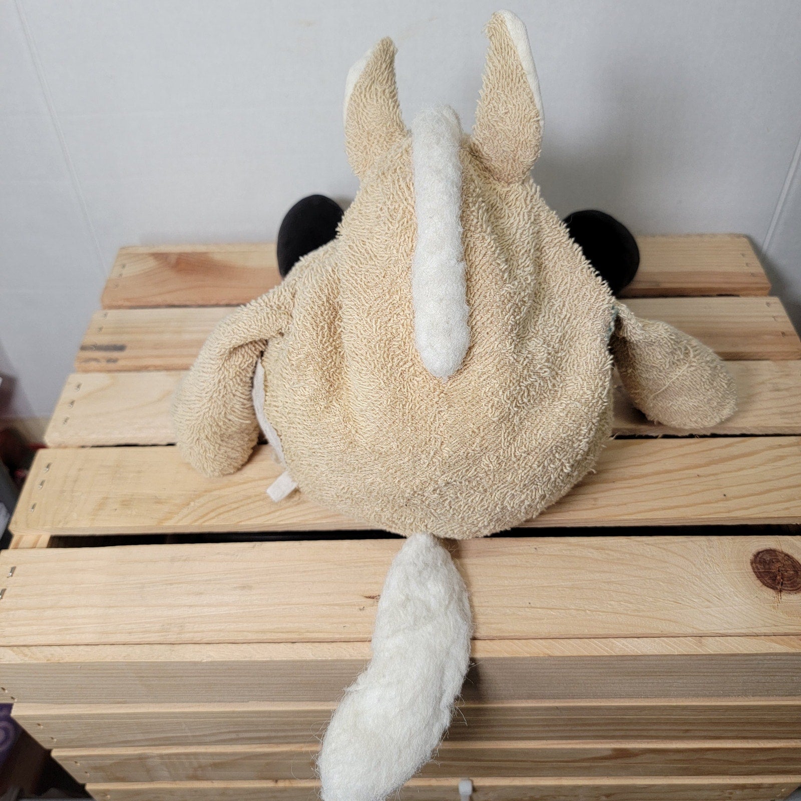 Plush Bean Bag Heavy Bottom Terry Cloth Donkey w/ Band-aids