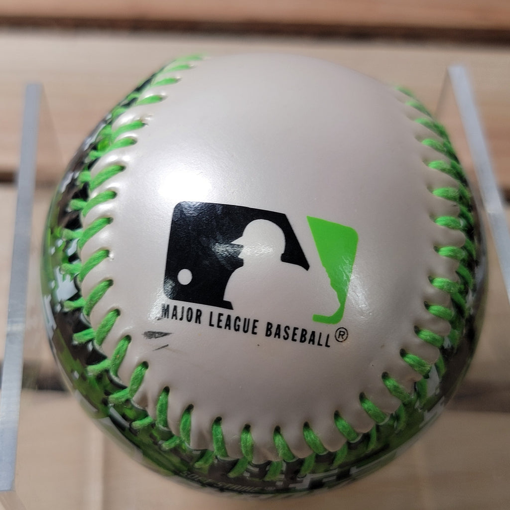 Franklin Soft Strike Green & Black Camo Chrome Indoor / Outdoor Baseball