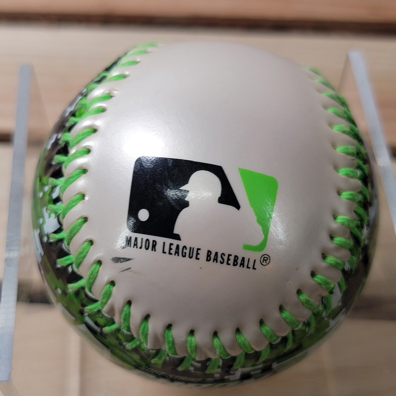 Franklin Soft Strike Green & Black Camo Chrome Indoor / Outdoor Baseball
