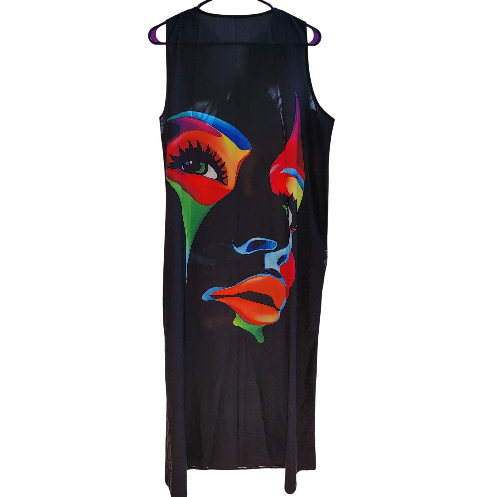 Unbranded Maxi Dress w/ Pockets and Painted Face - Size 2XL*
