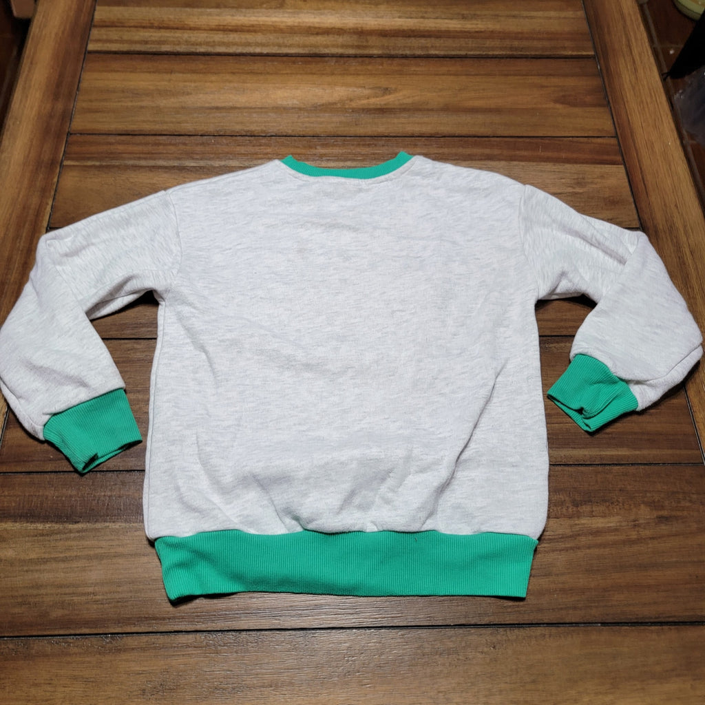 The Grinch Kids Grey Sweatshirt "Stink, Stank Stunk" - Size Medium (8)