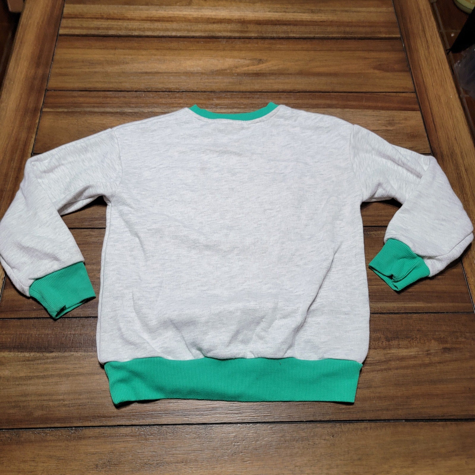 The Grinch Kids Grey Sweatshirt "Stink, Stank Stunk" - Size Medium (8)