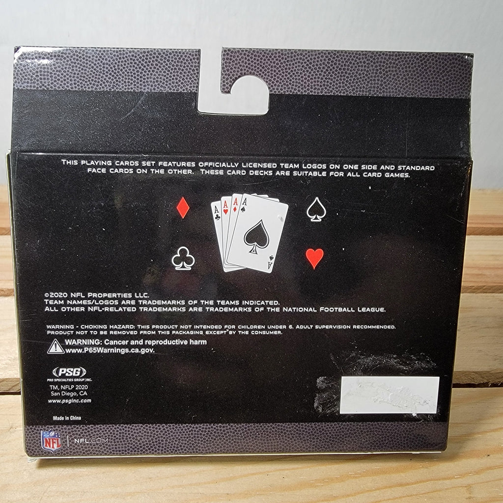 Set of 2 NFL Tampa Bay Buccaneers Standard Size Playing Cards - NEW / SEALED
