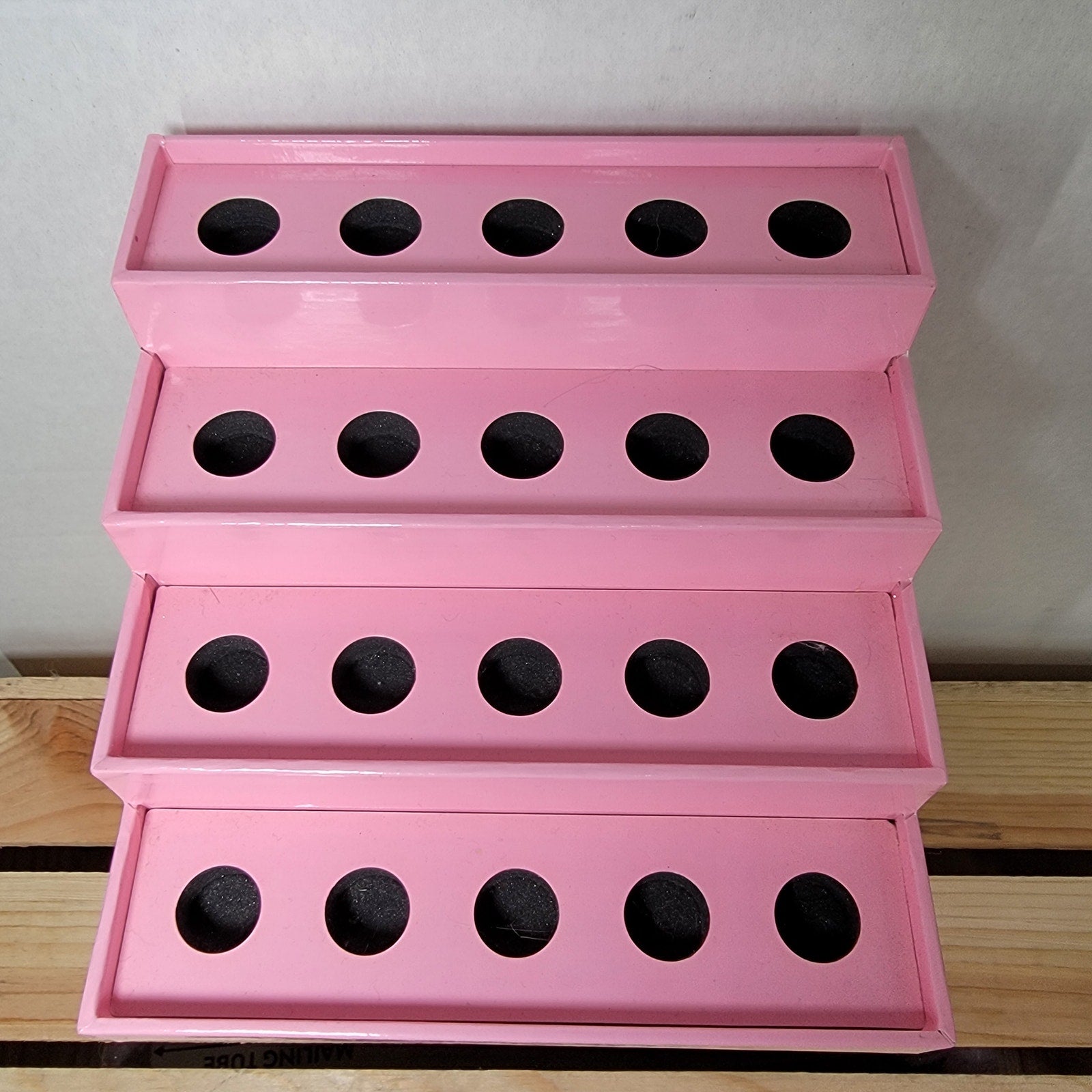Jeffree Starr Cosmetics Pink Makeup Display Holder: The Gloss - NWOT