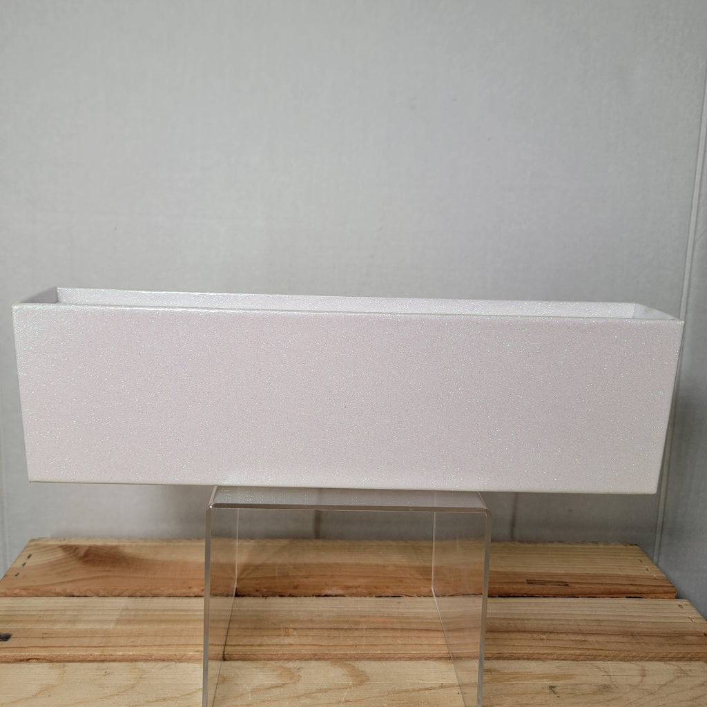 Jeffree Star Cosmetics White Glitter Makeup Display Holder - NEW
