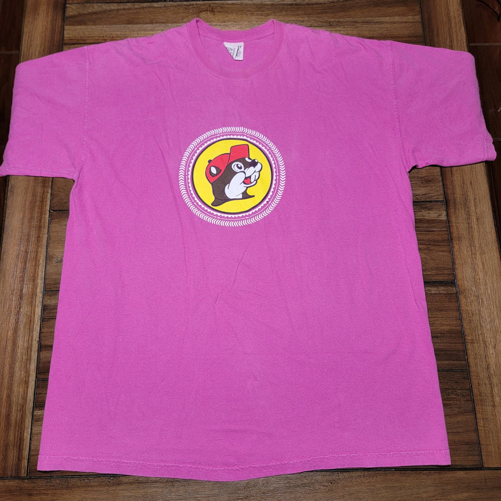 Buc-ee's Pink Tee (Comfort Colors) "Follow Your Arrow" - Size XL