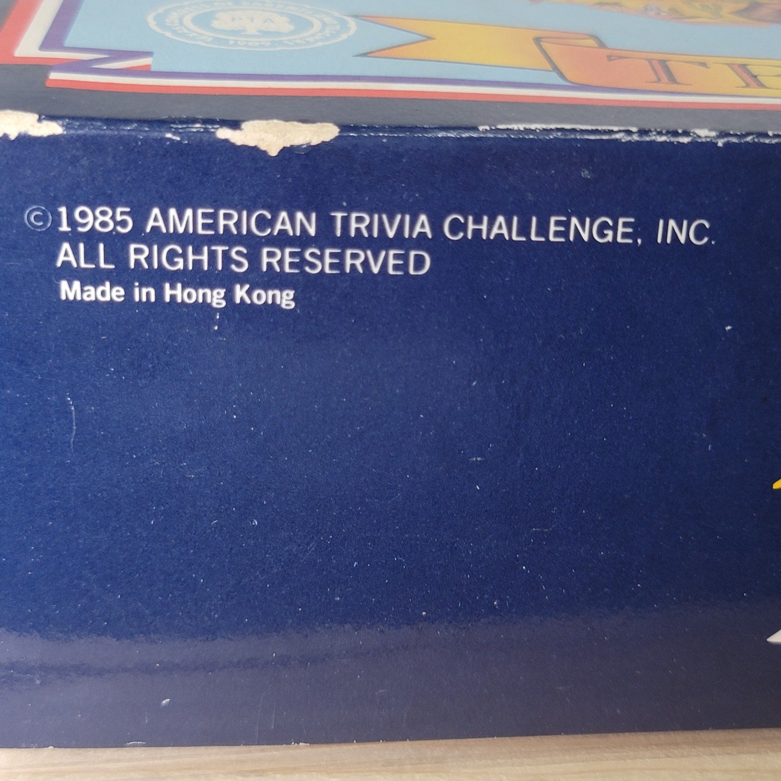 VINTAGE The Great American Trivia Challenge Texas Style (1985)