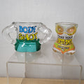 Set of 2 Ocean City MD Shot Glasses: Male / Female Beach Bodies