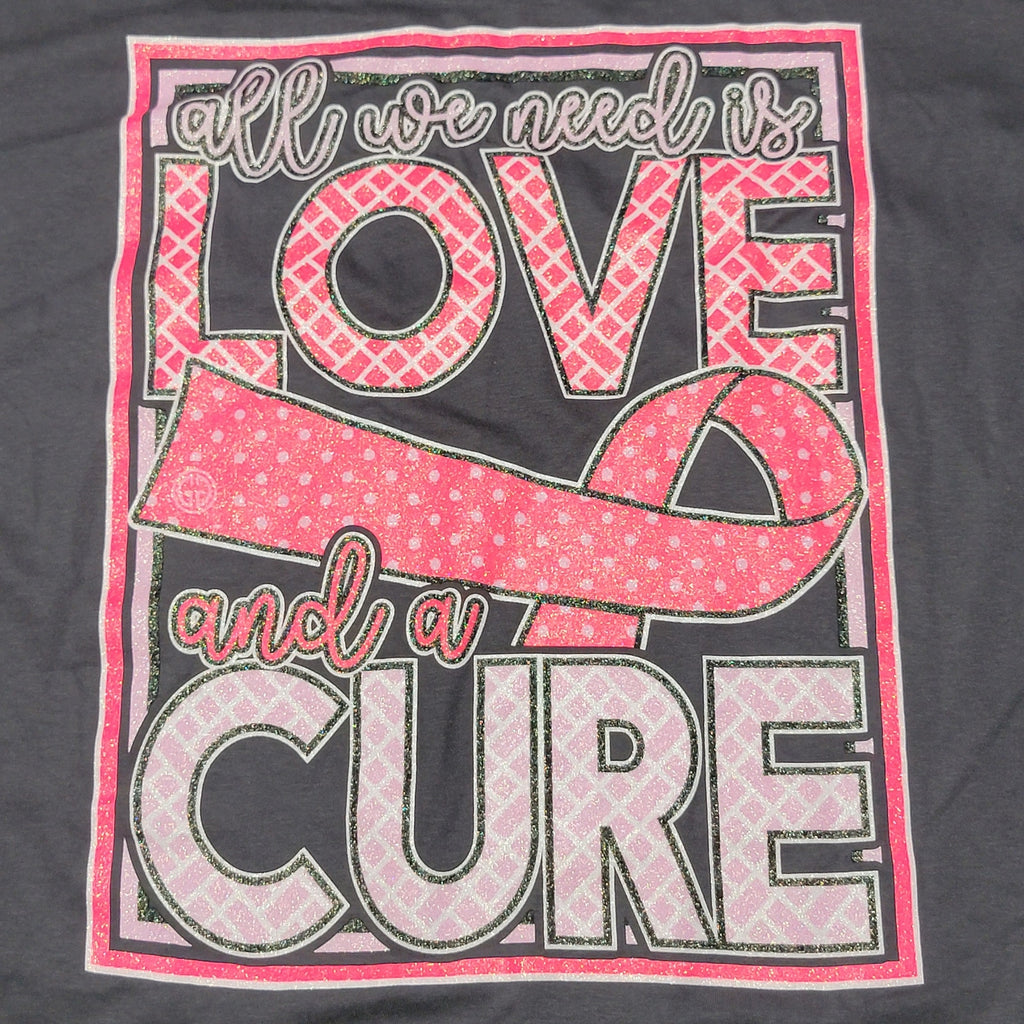 Girlie Girl Originals LS Awareness Tee "All We Need" - Size Large