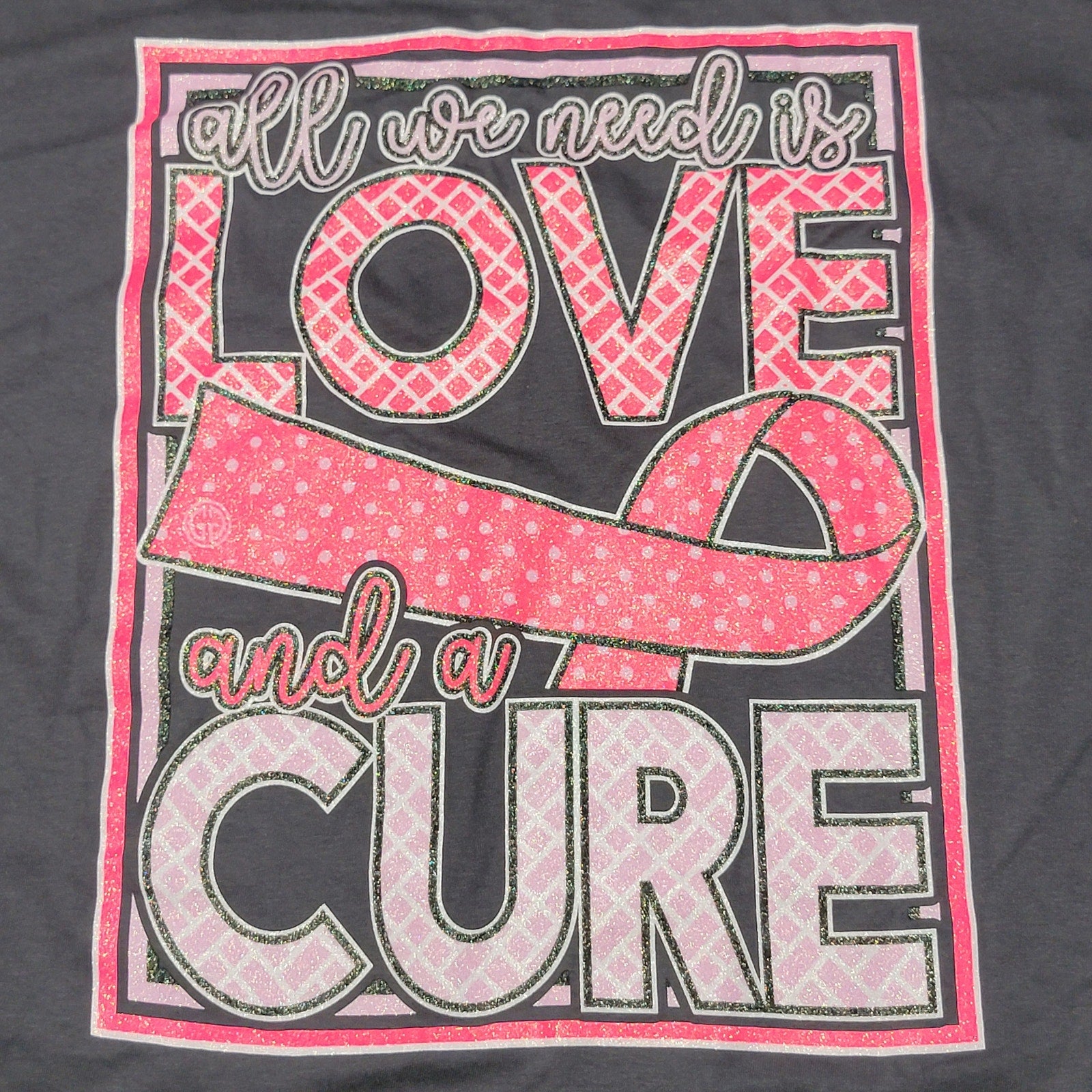 Girlie Girl Originals LS Awareness Tee "All We Need" - Size Large