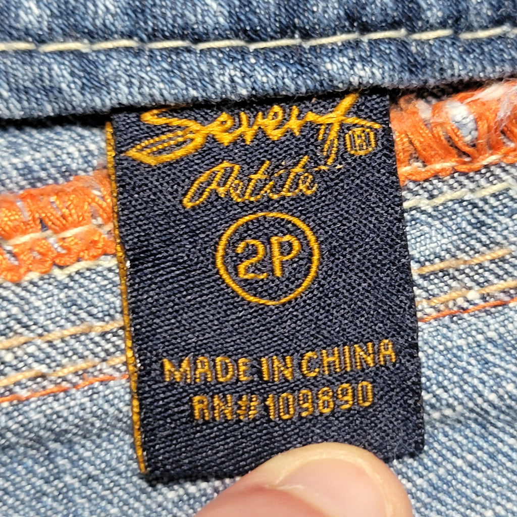 Seven7 Boot Cut Denim Jeans - Size 2 Petite