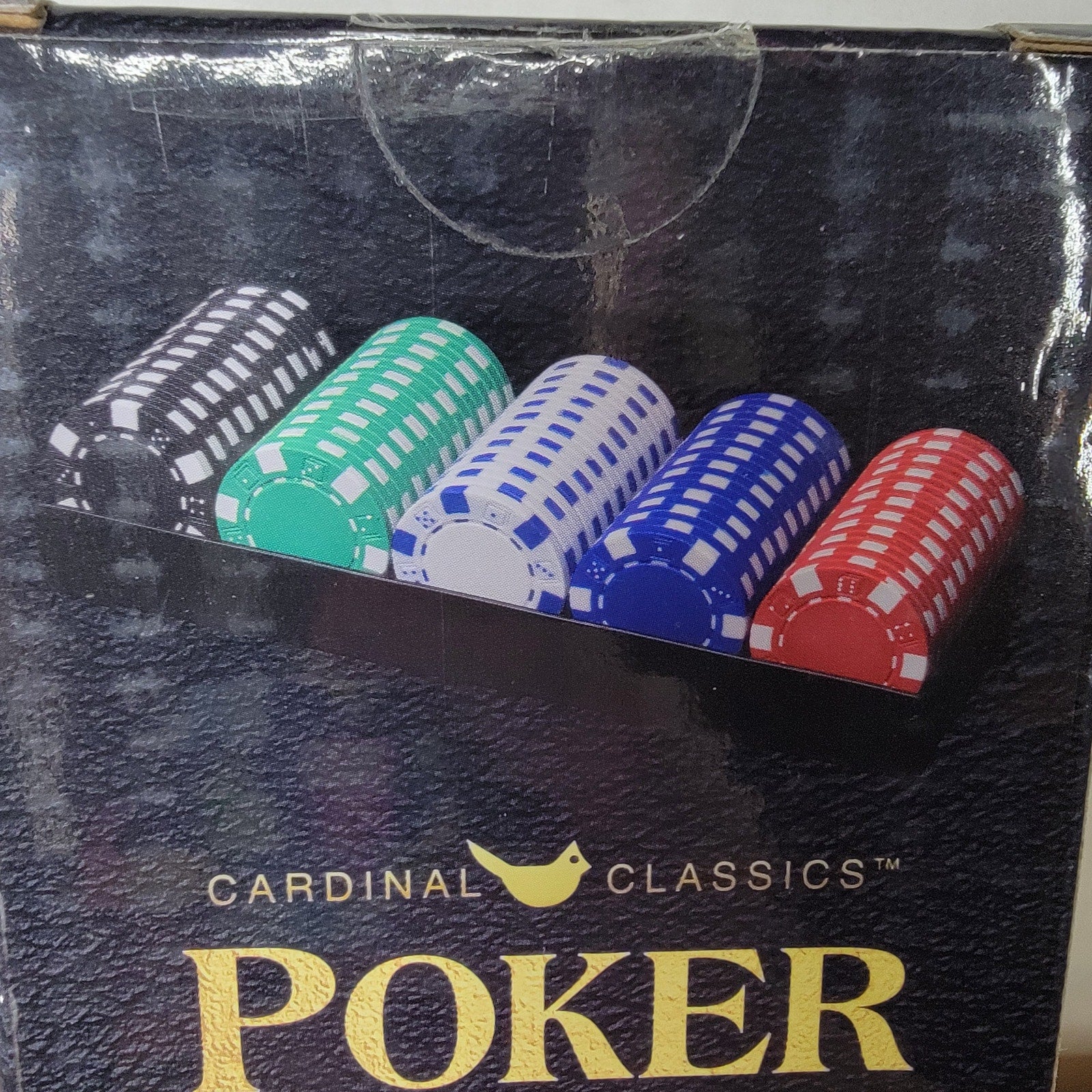 Cardinal Classics Poker Chips + Rack - NIB