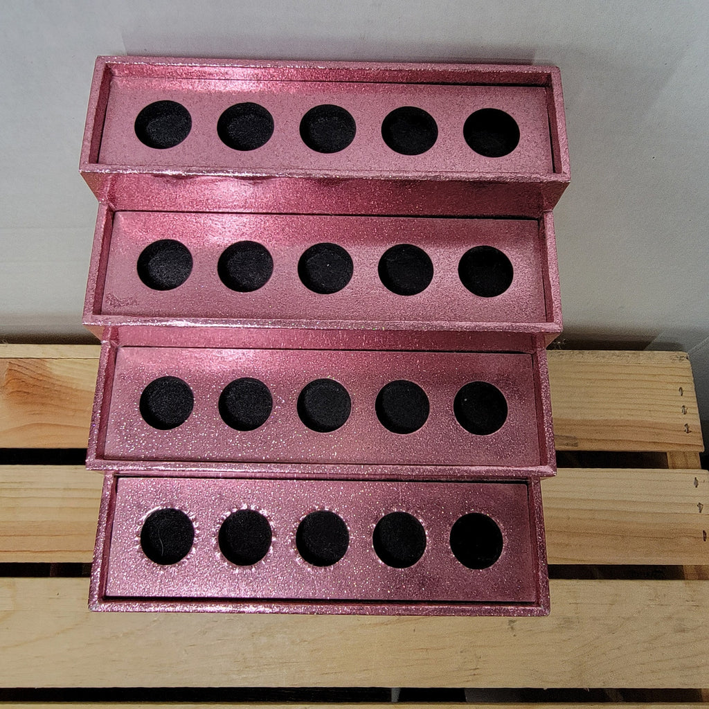 Jeffree Star Cosmetics Makeup Display Holder: Pink Glitter - NWOT