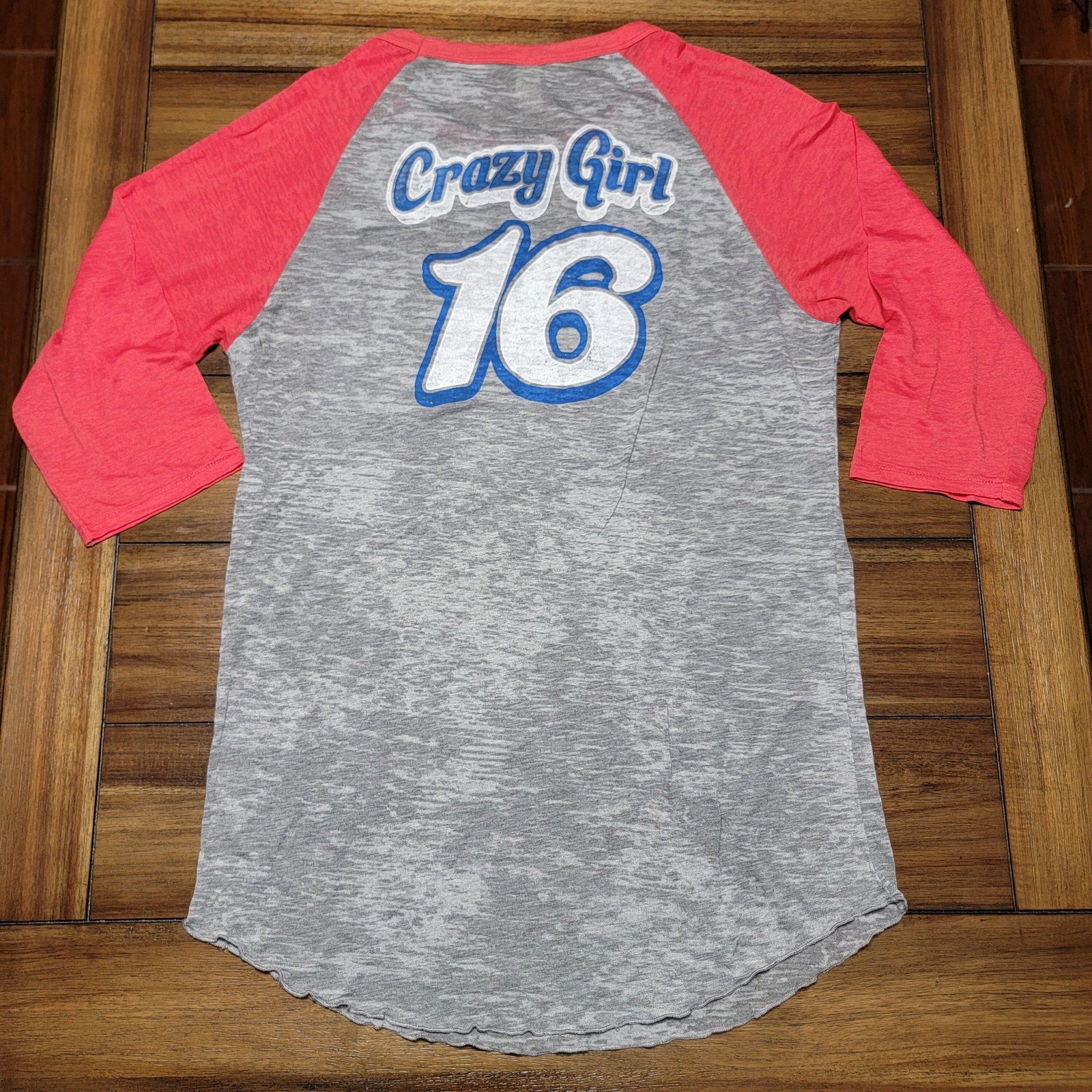 Eli Young Band Thin Baseball Style Tee "Crazy Girl 16" - Size XL